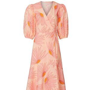 Kate Spade Grand Daisy Wrap Dress – Floral – Size 10